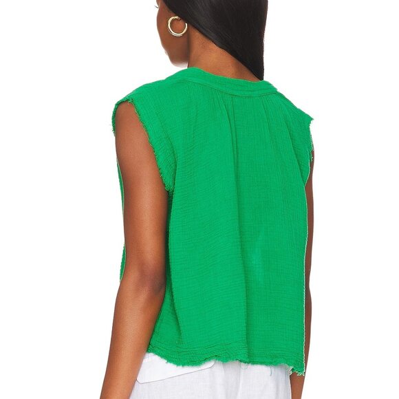 9 Seed Emerald Green Women's Blouse - Picture 5 of 6